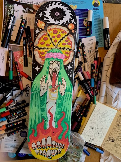 Verk av Erik Malm: Space Saint Mother