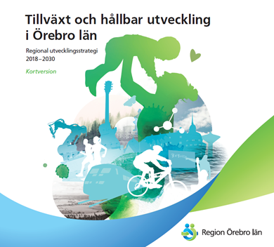 Collage med människor och platser i Örebro län